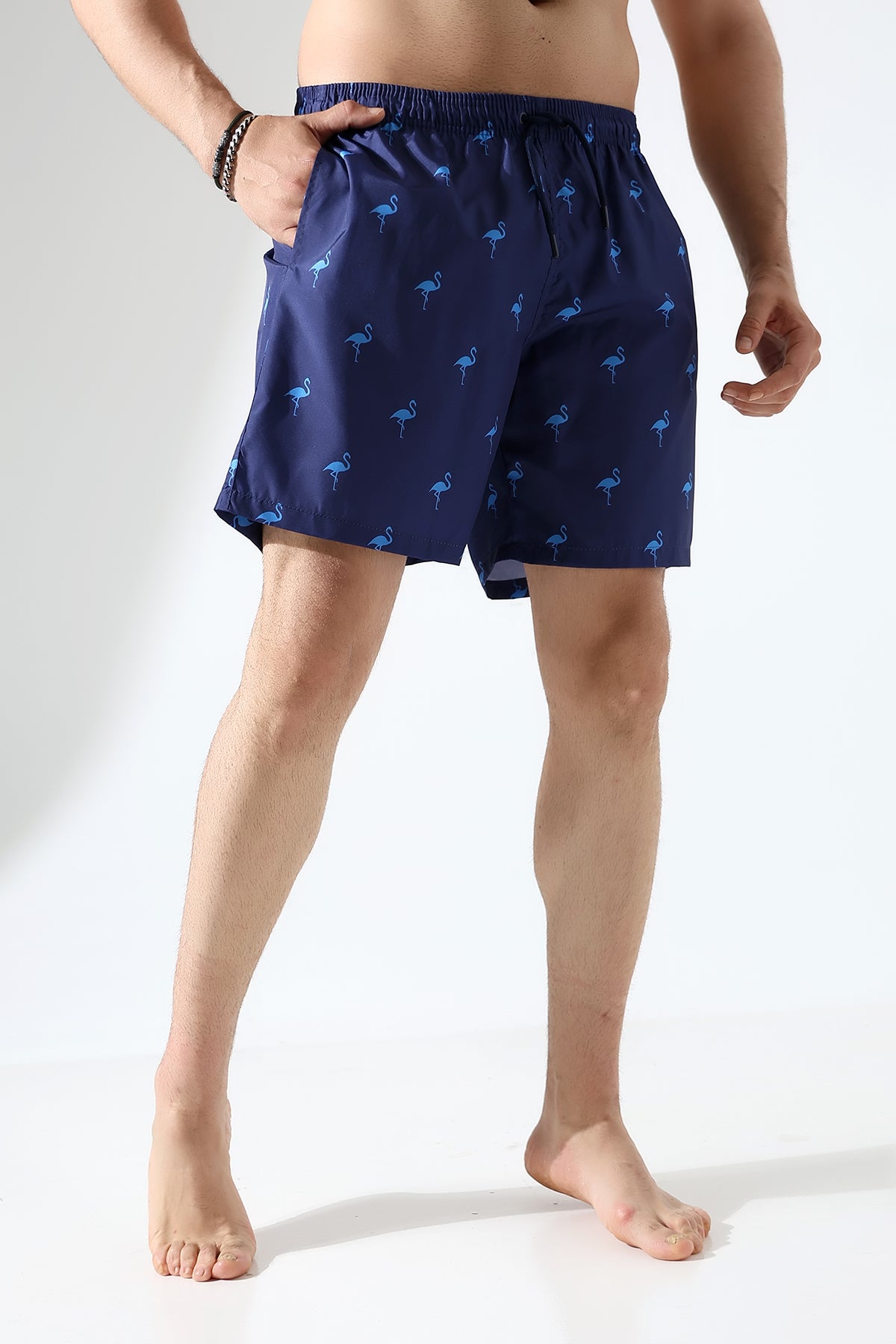 ERKEK DENİZ ŞORT FLAMİNGO LACİ
